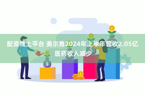 配资线上平台 美尔雅2024年上半年营收2.05亿 医药收入